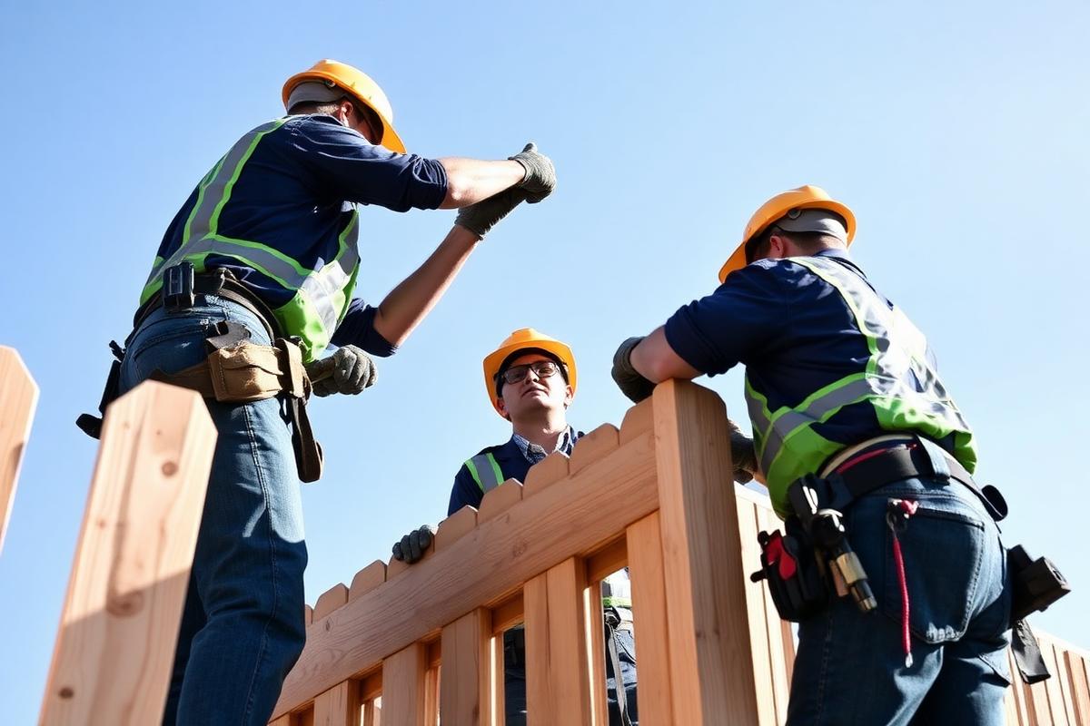G&G Line Fence Company professional installation crew at work