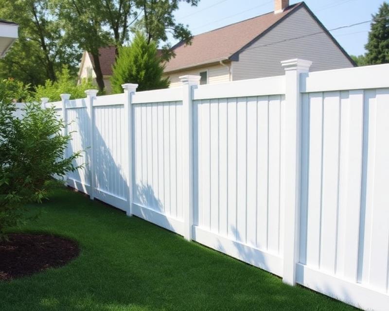 Vinyl Fences installation example